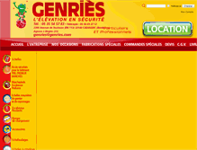 Tablet Screenshot of genries.com